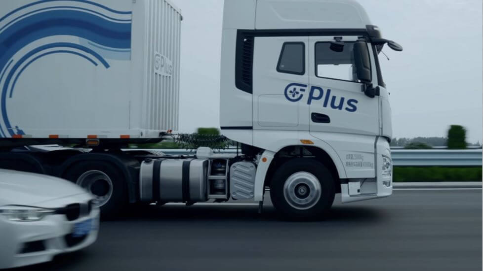 Plus Completes Driverless Semi Truck Demonstration on Public Roads